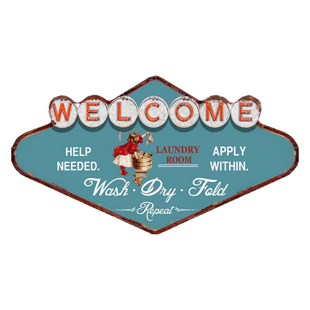 Табличка декоративная "Добро пожаловать в прачечную"