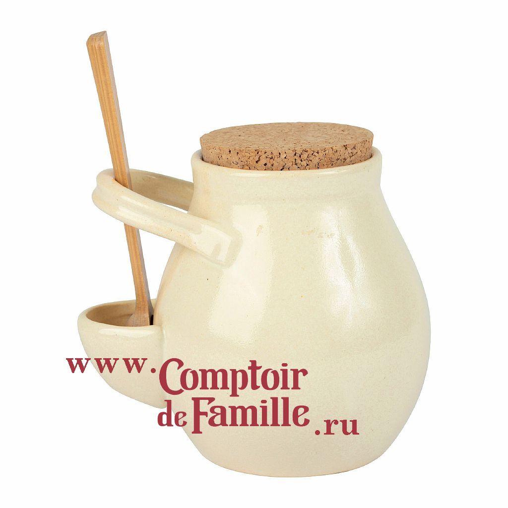 Банка для сыпучих продуктов "Сюзанна" бежевая