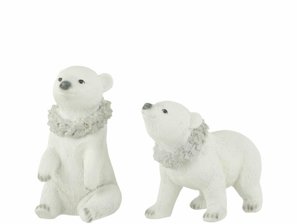 Декор "Белый медвежонок в веночке" в ассортименте