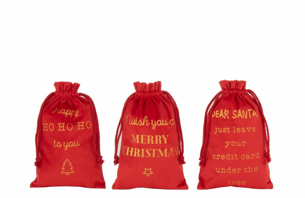 Мешок для подарков "Рождество" в ассортименте