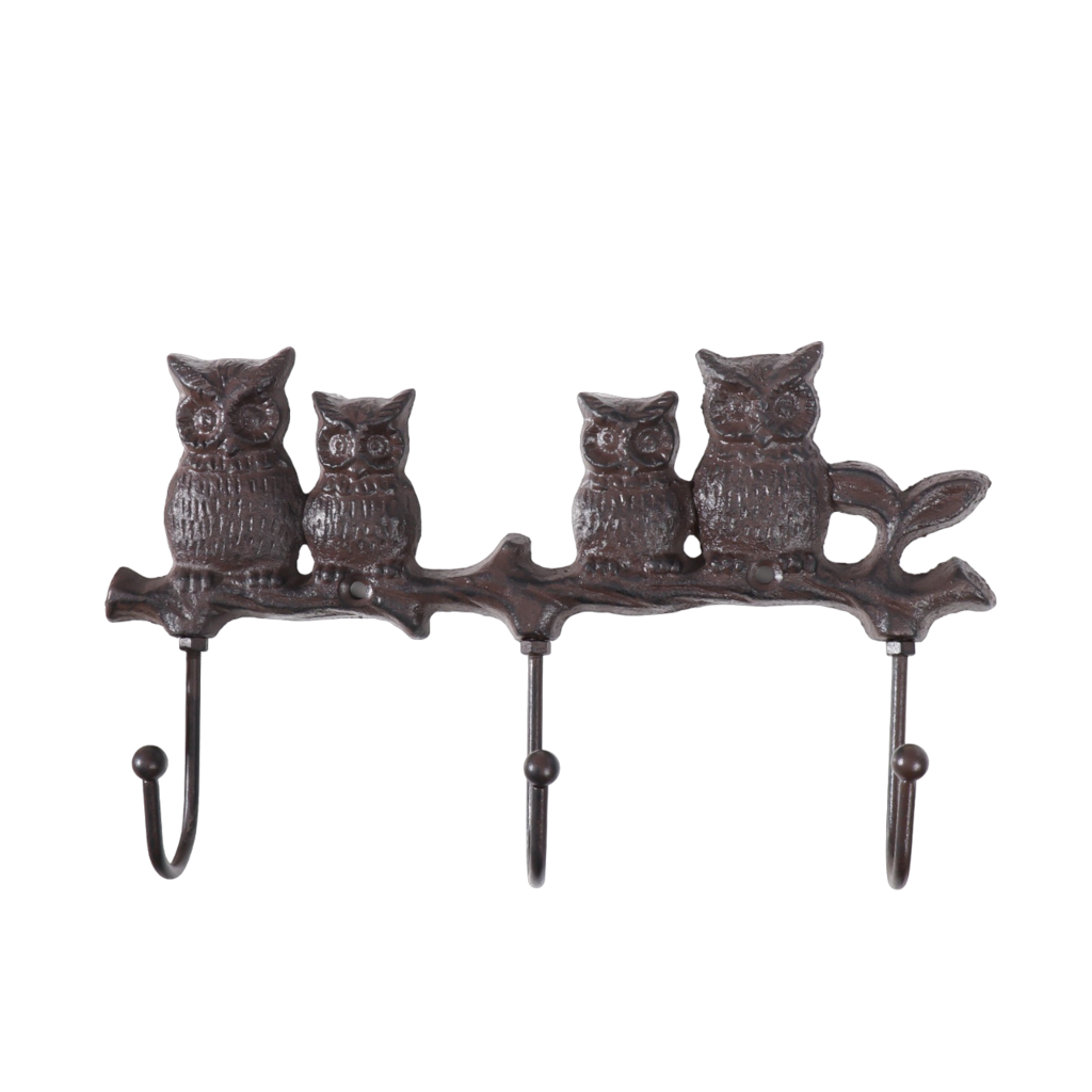 Крючки декоративные "Совушки на ветке"