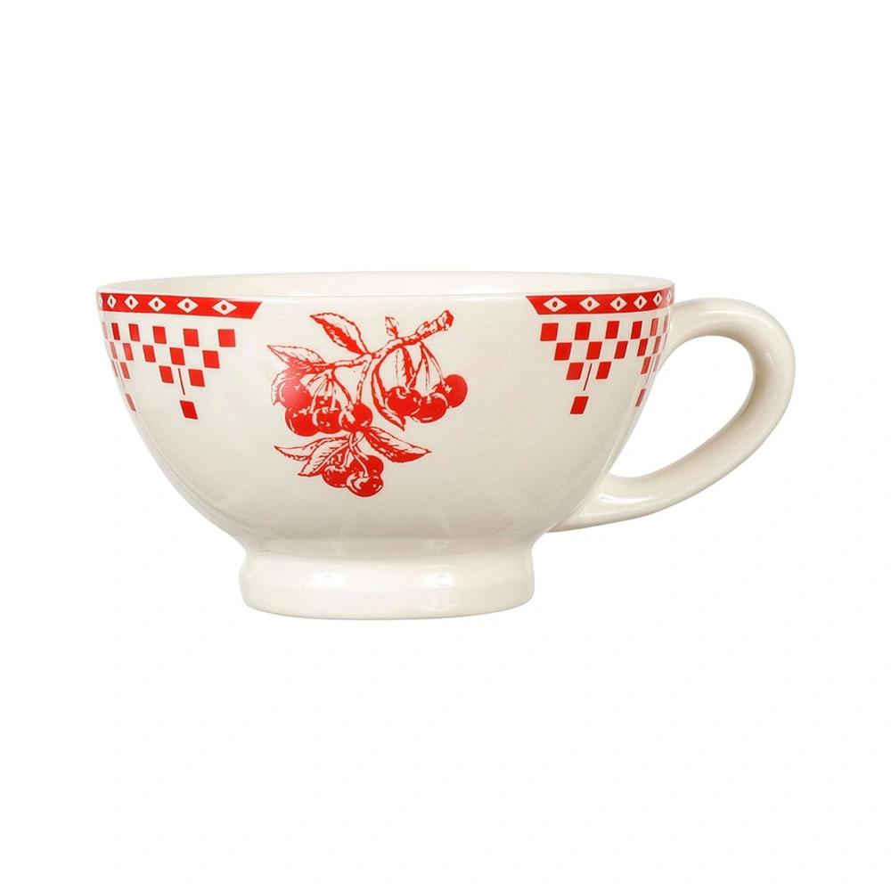 Чашка "Красные шашечки"