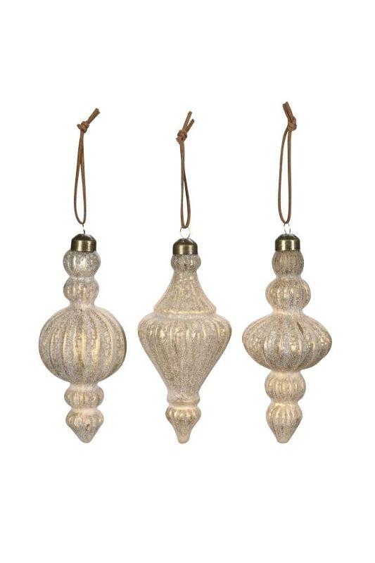 Елочное украшение "Пика" шампань в ассортименте