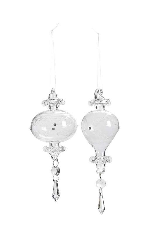 Елочное украшение "Кристалл" в ассортименте