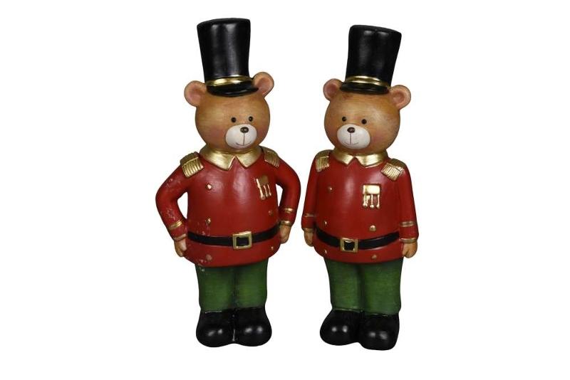 Декор "Медвежонок-солдатик" в ассортименте