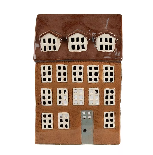 Подсвечник "Коричневый домик"