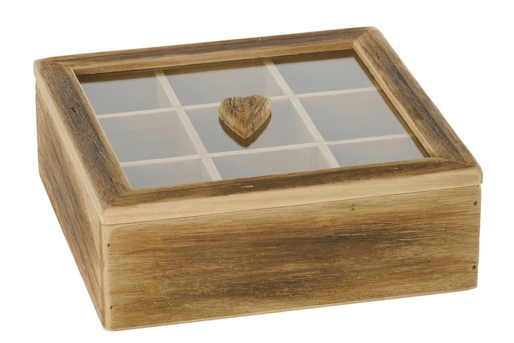 Шкатулка для чая "Сердечко"