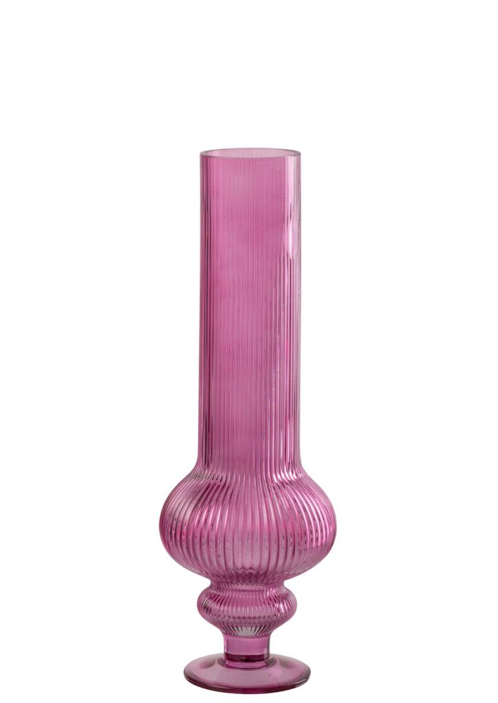 Ваза "Ада" средняя  фуксия