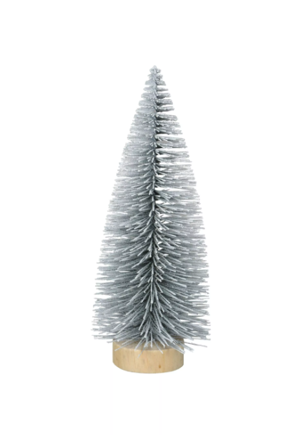 Декор "Ель" большая (белая)