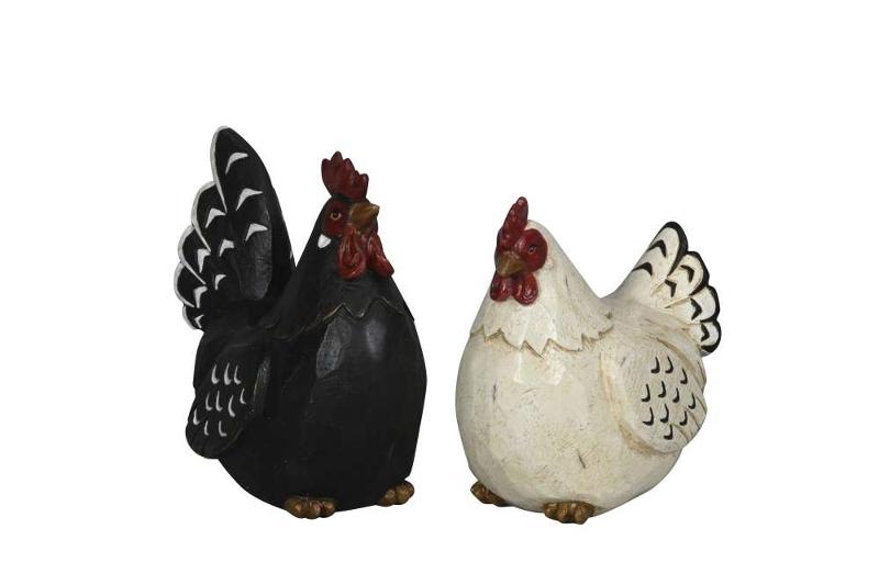 Декор "Петух/Курица" в ассортименте