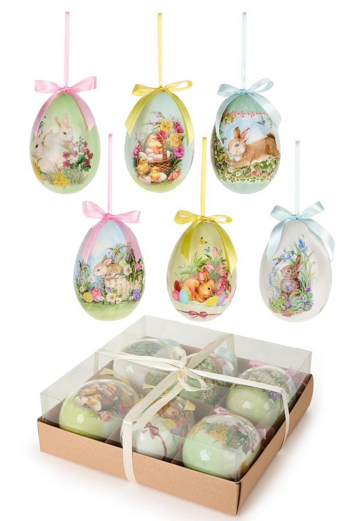 Подвесной декор "Пасхальное яйцо" малое в ассортименте