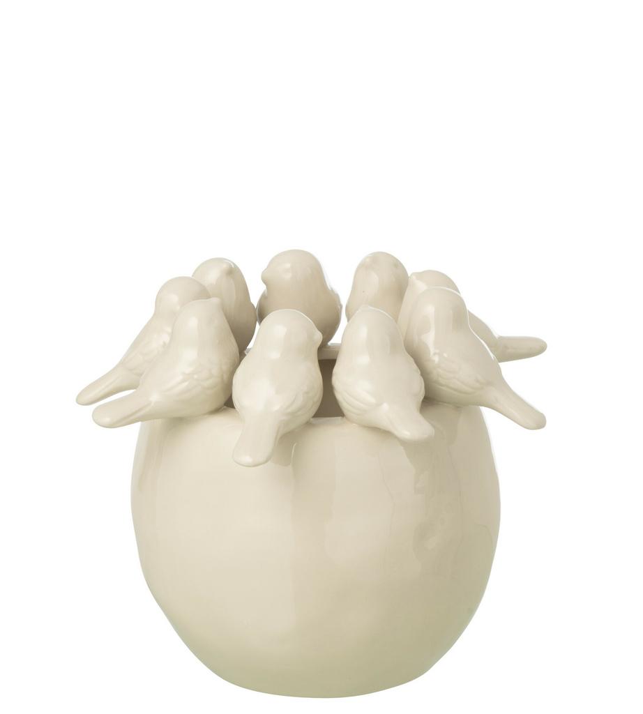 Ваза "Белые птицы" малая