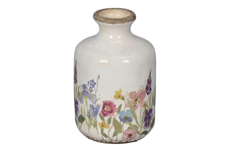 Ваза декоративная "Цветочная поляна" большая