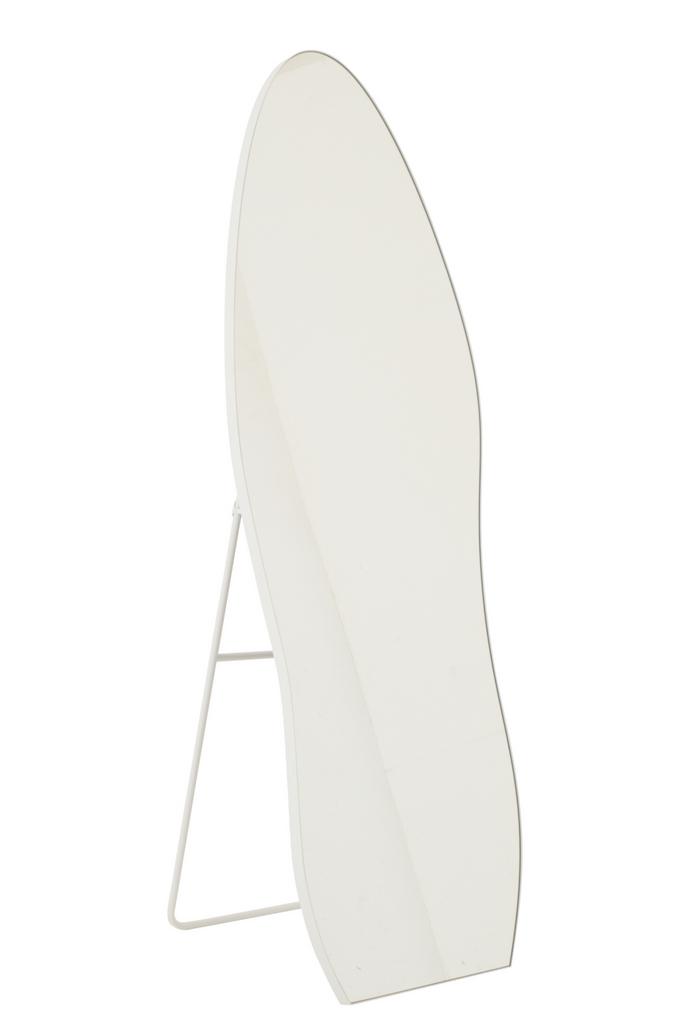 Зеркало напольное белое