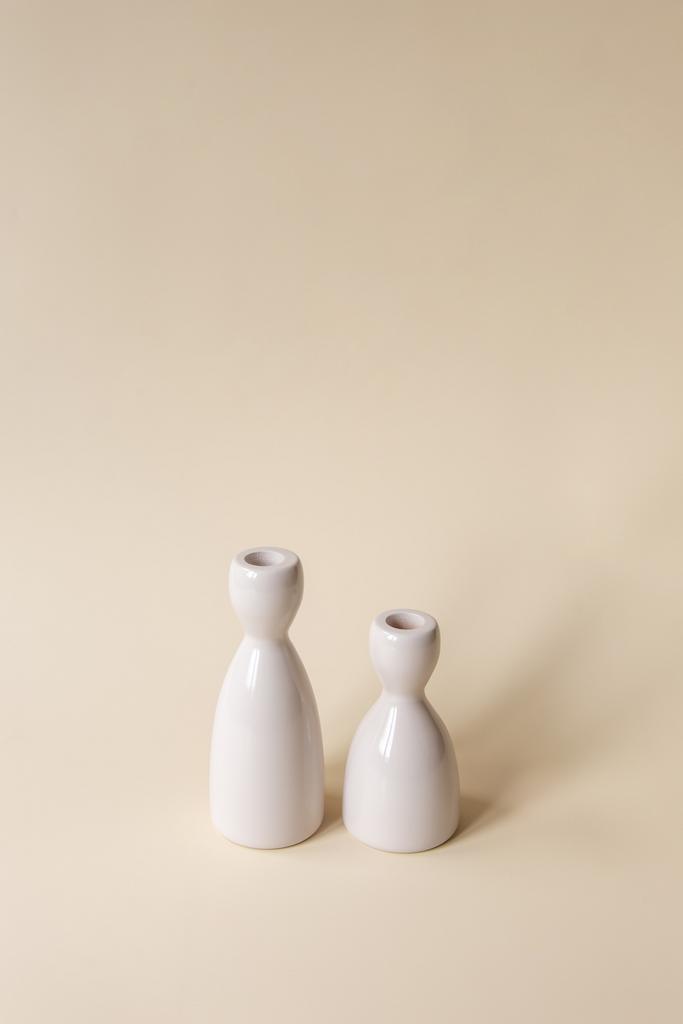 Комплект деревянных подсвечников, под Керамику