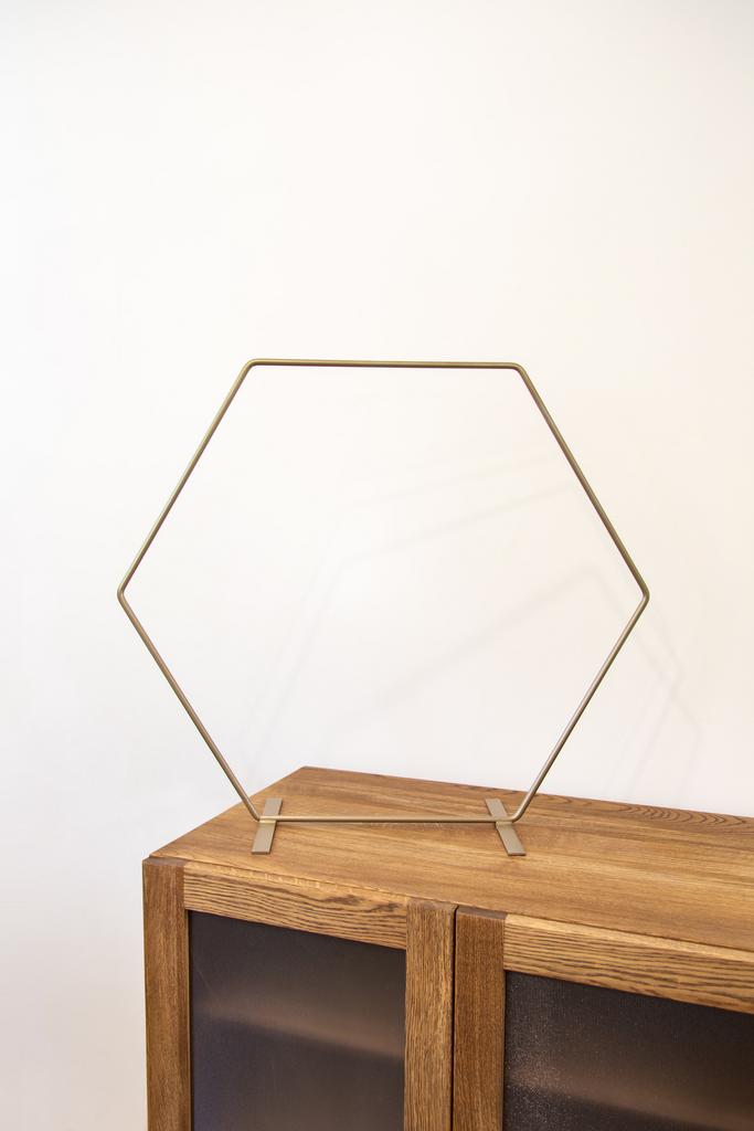 Декор для торта "Арка Шестигранник на подставке"