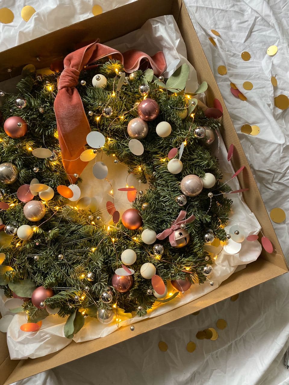 Мастер-класс по созданию новогоднего венка