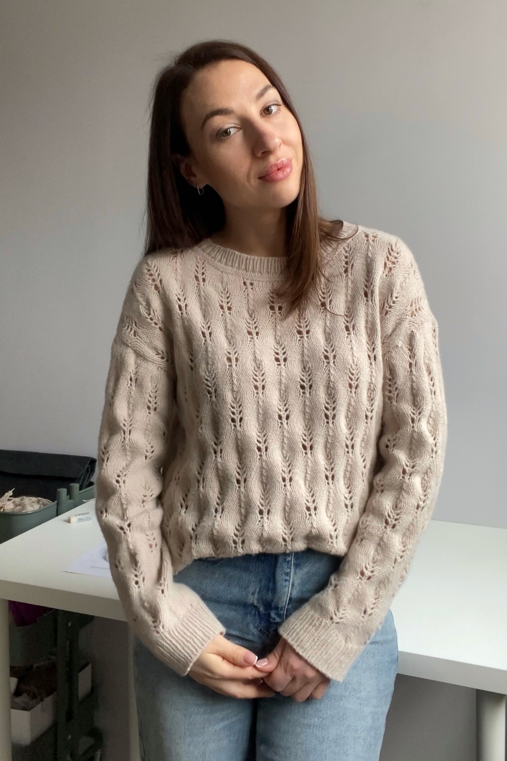 Описание #джемпер_лебединый