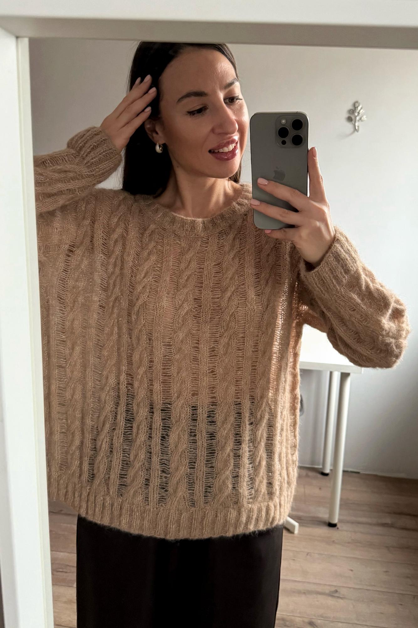 СОВМЕСТНИК "Джемпер со спущенными петлями"