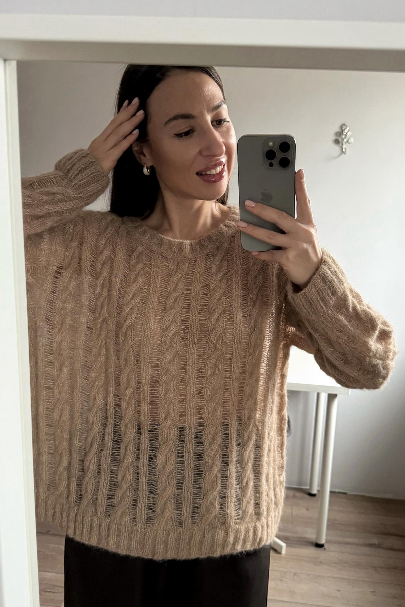 Описание джемпера #Спущенные_петли