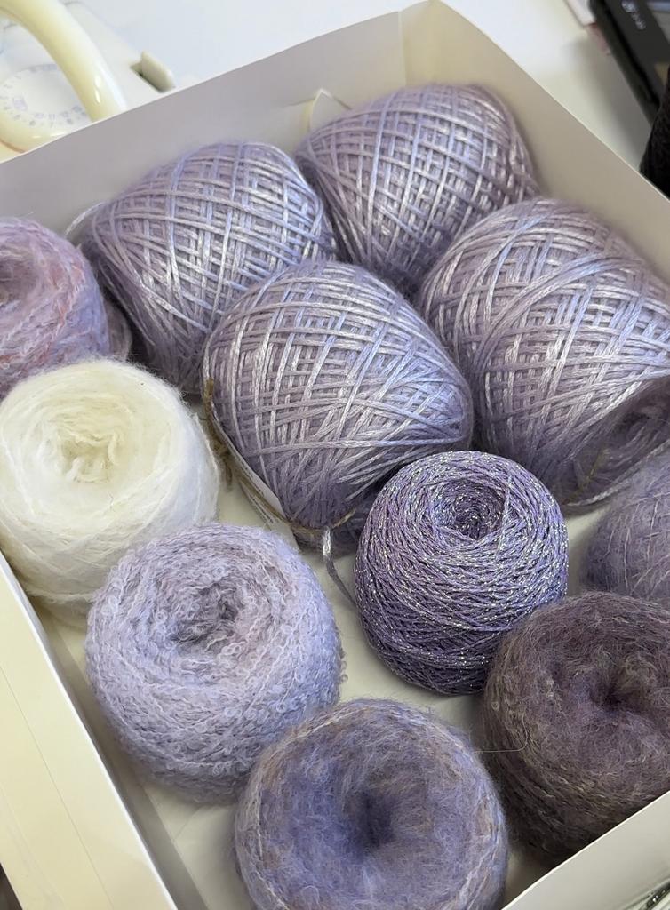 Набор пряжи "ЛАВАНДА"