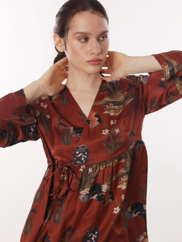 Рубаха_кимоно на лентах