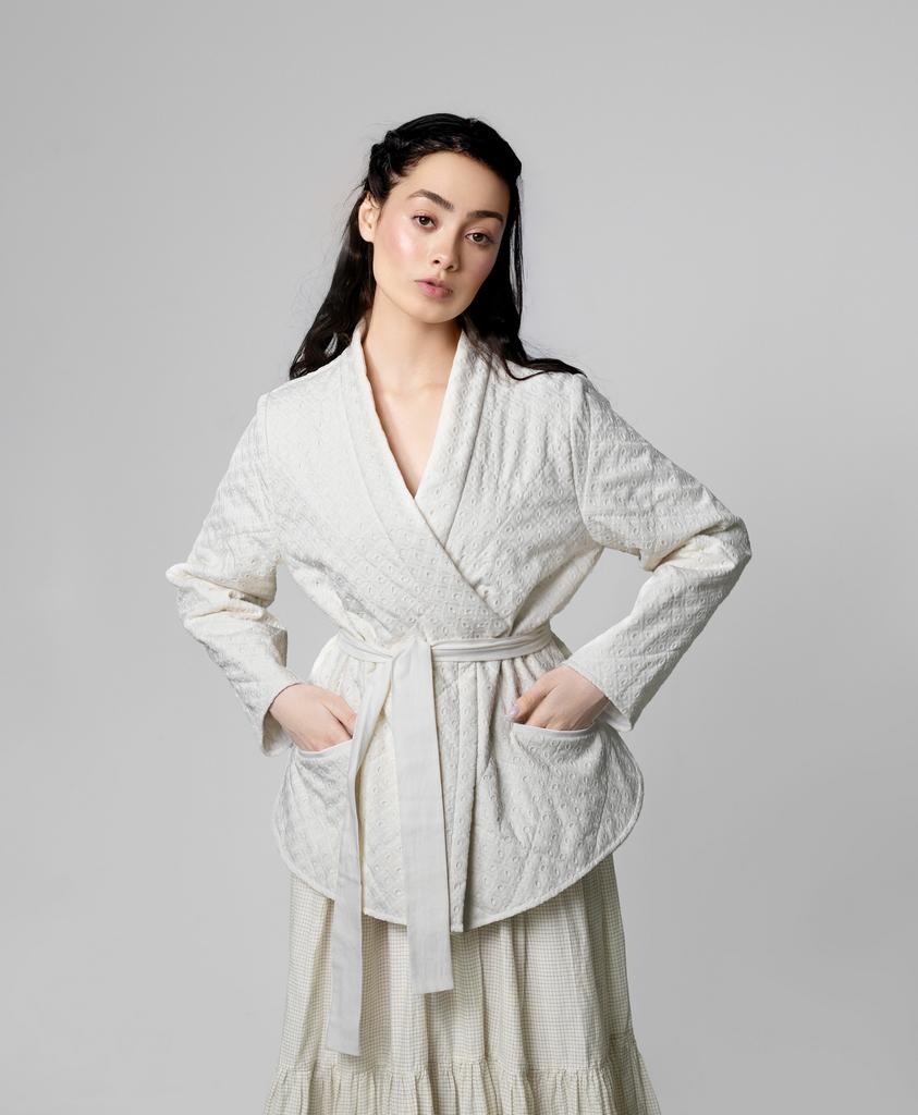 Стеганый жакет из шитья