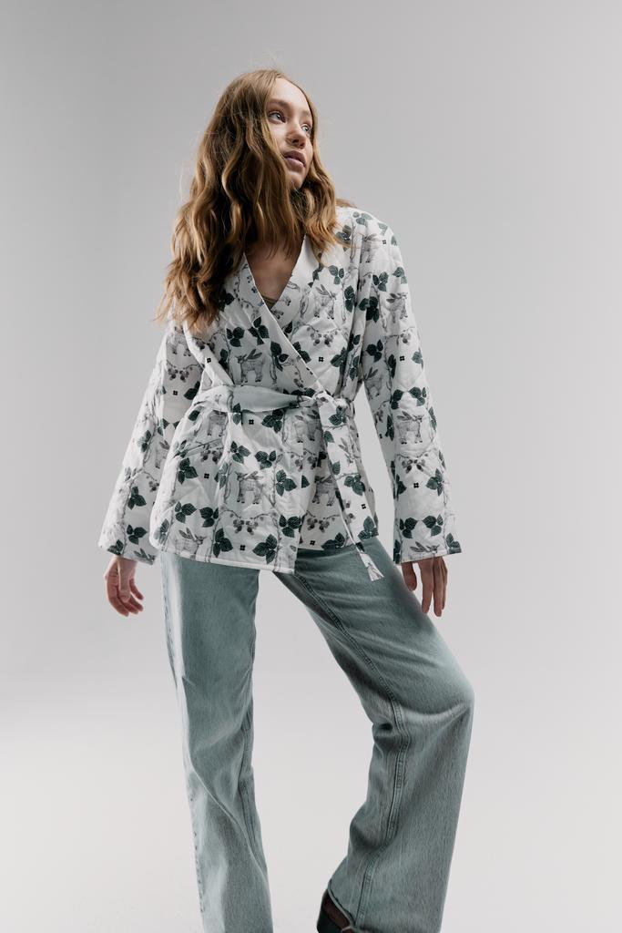 Стеганый жакет_кимоно "Fairy dragonkids"