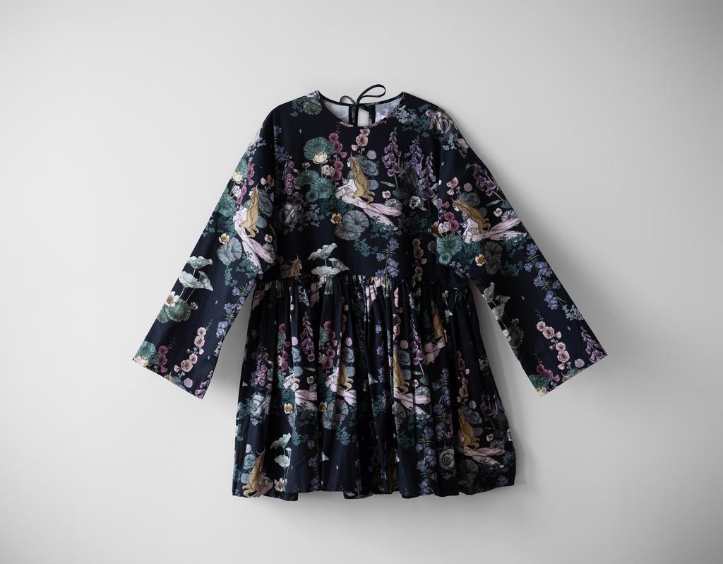 платье со сборкой_Little mermaid