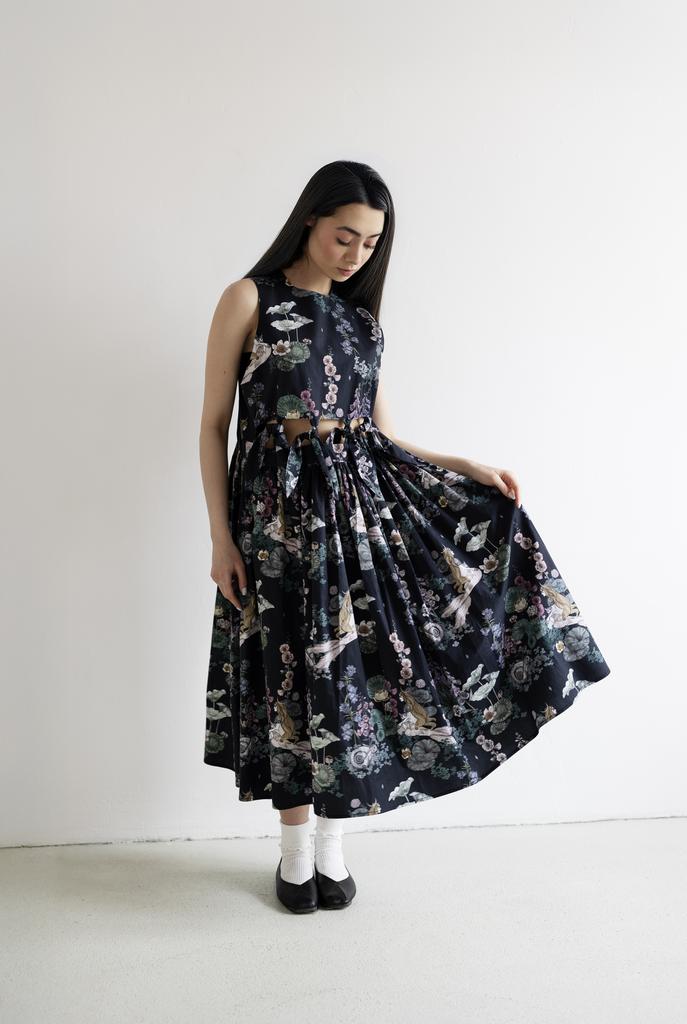 Сарафан на лентах "Little mermaid"_black