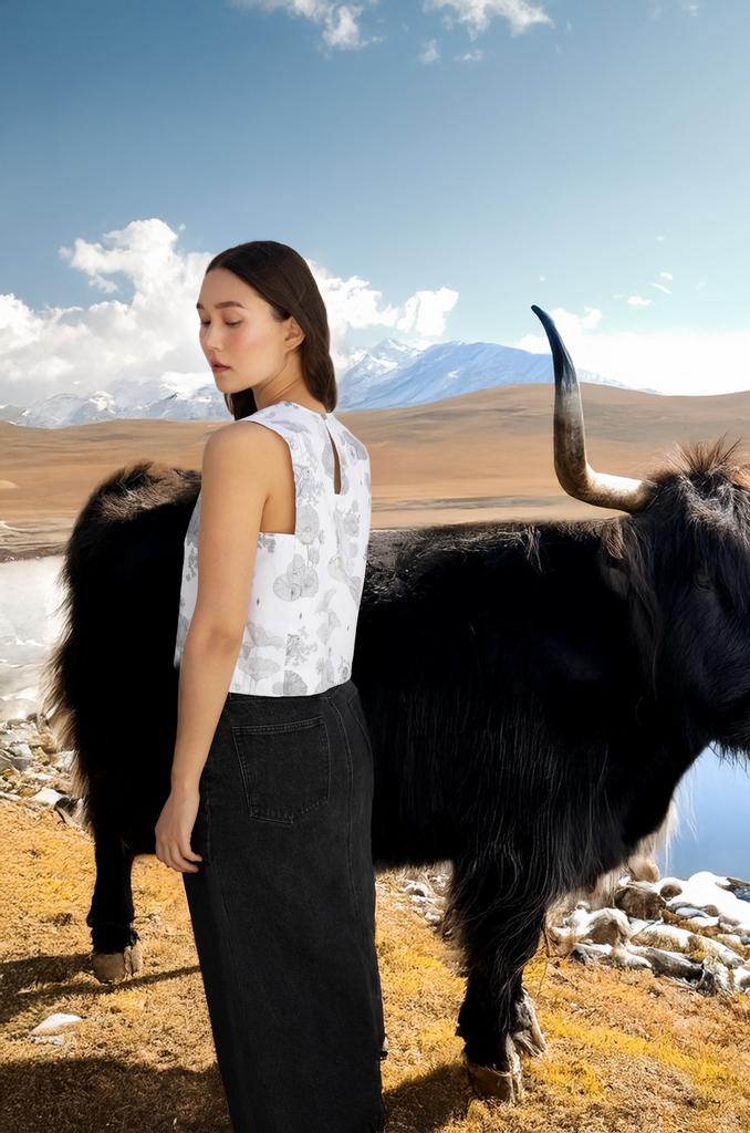 топ из хлопка “Little mermaid”