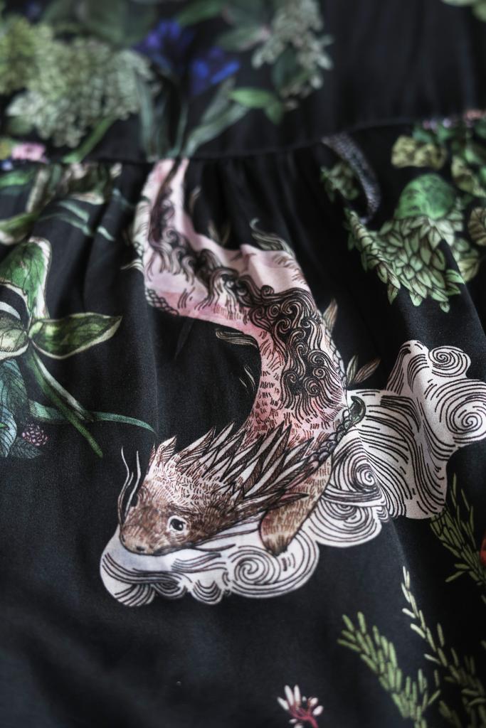 блуза из атласного хлопка с шелком_ духи травы