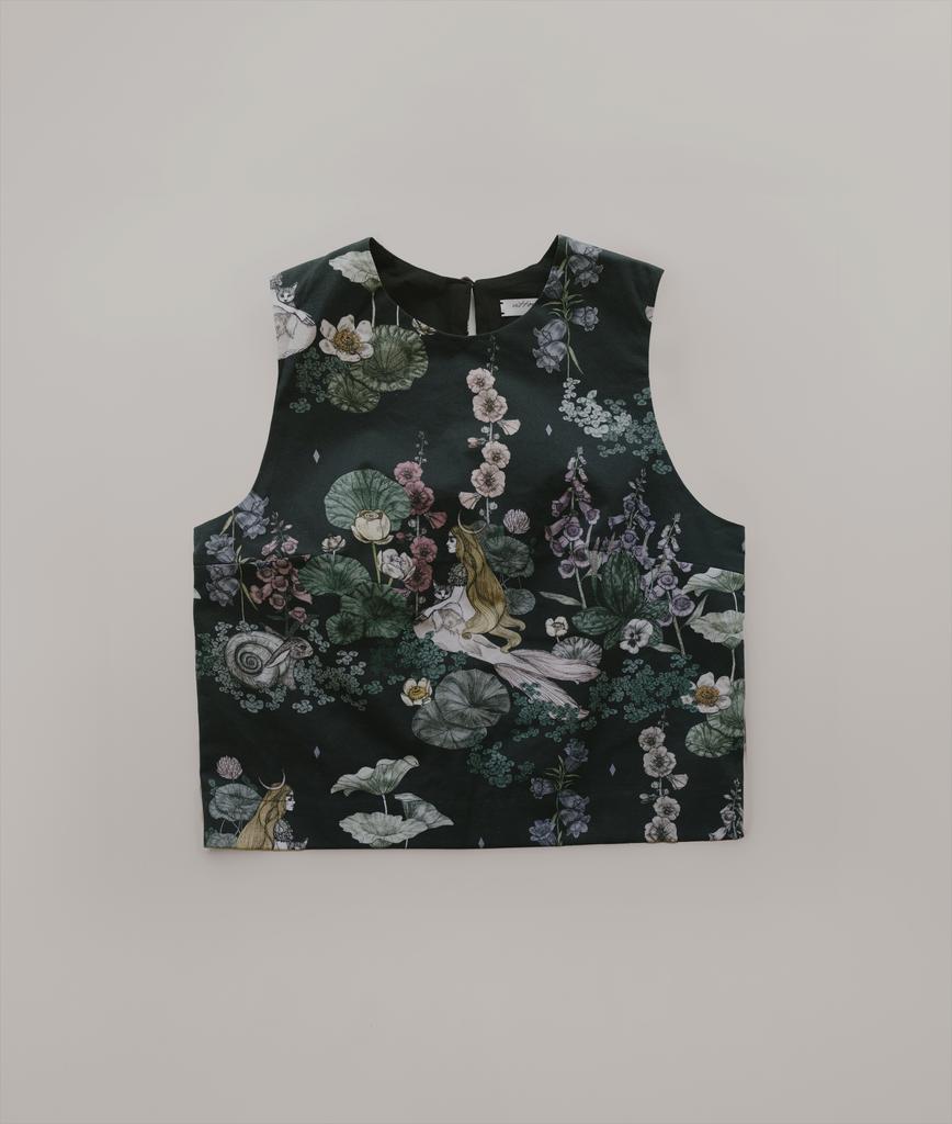 хлопковый топ_ с различными принтами