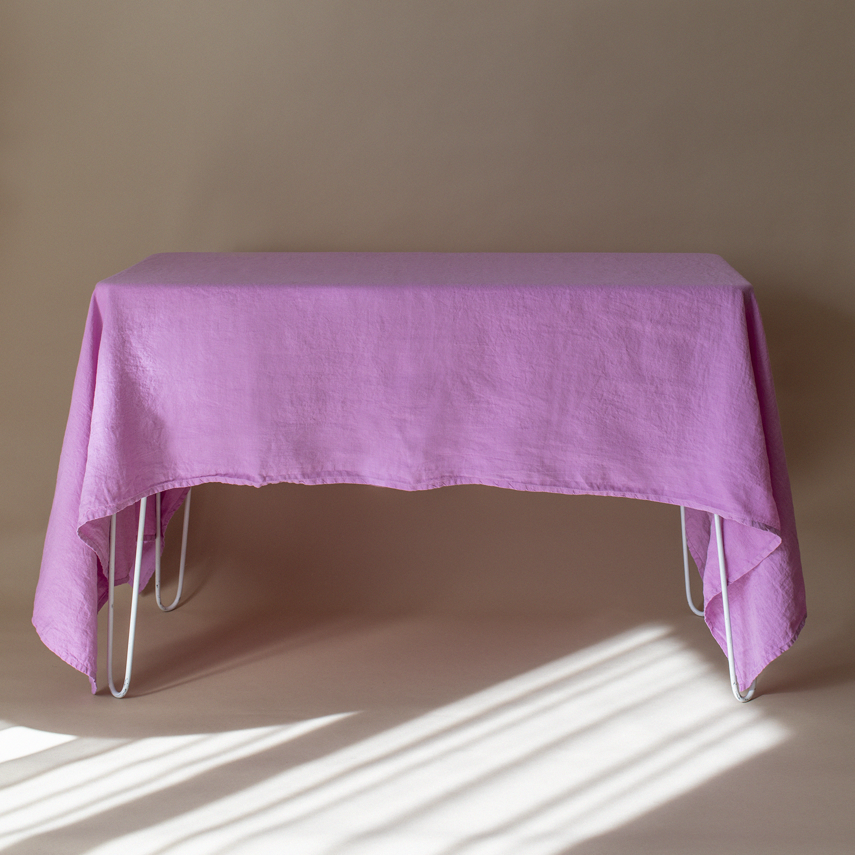 Скатерть из смягченного льна «Пион»