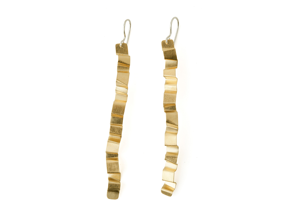 VALENTINA FALCHI Серьги Tangliatella в позолоте