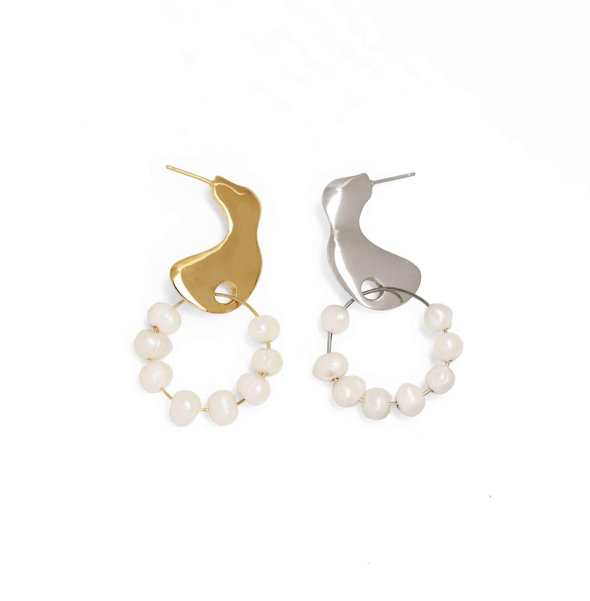 YOSTER Серьги Moonglade Dangle с речным жемчугом