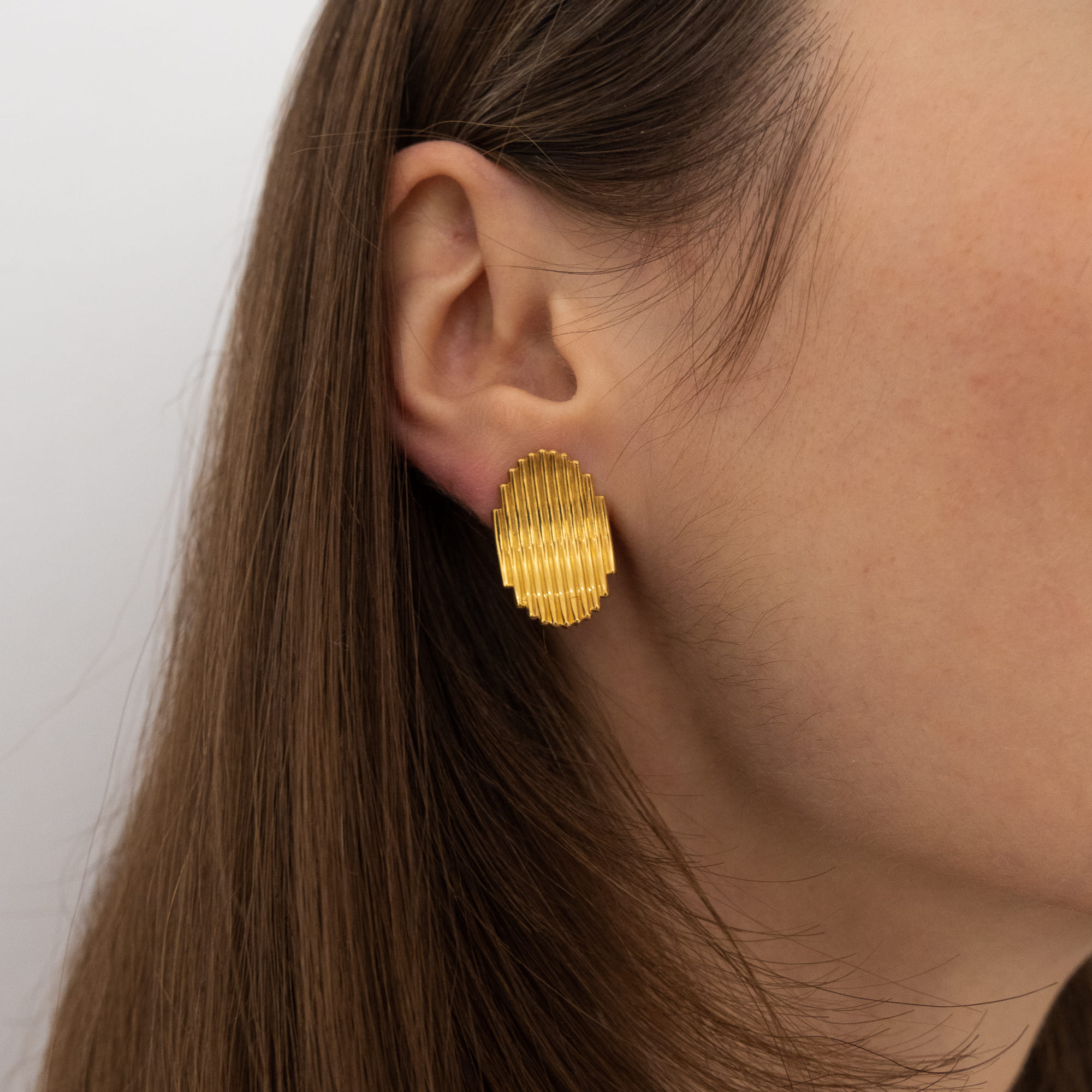 MINE Серьги средние глянцевые