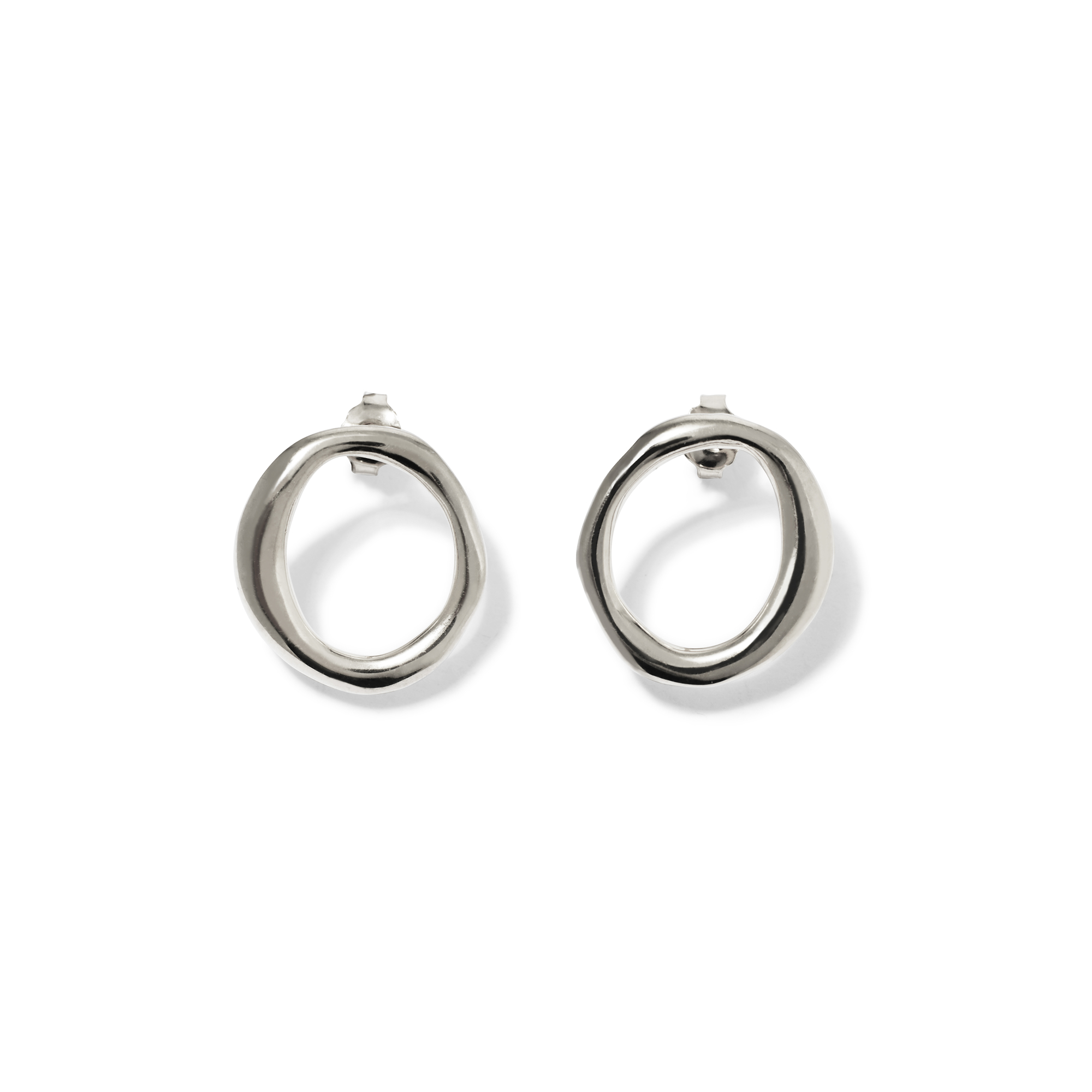 M.O.D Серьги Fluid в серебре