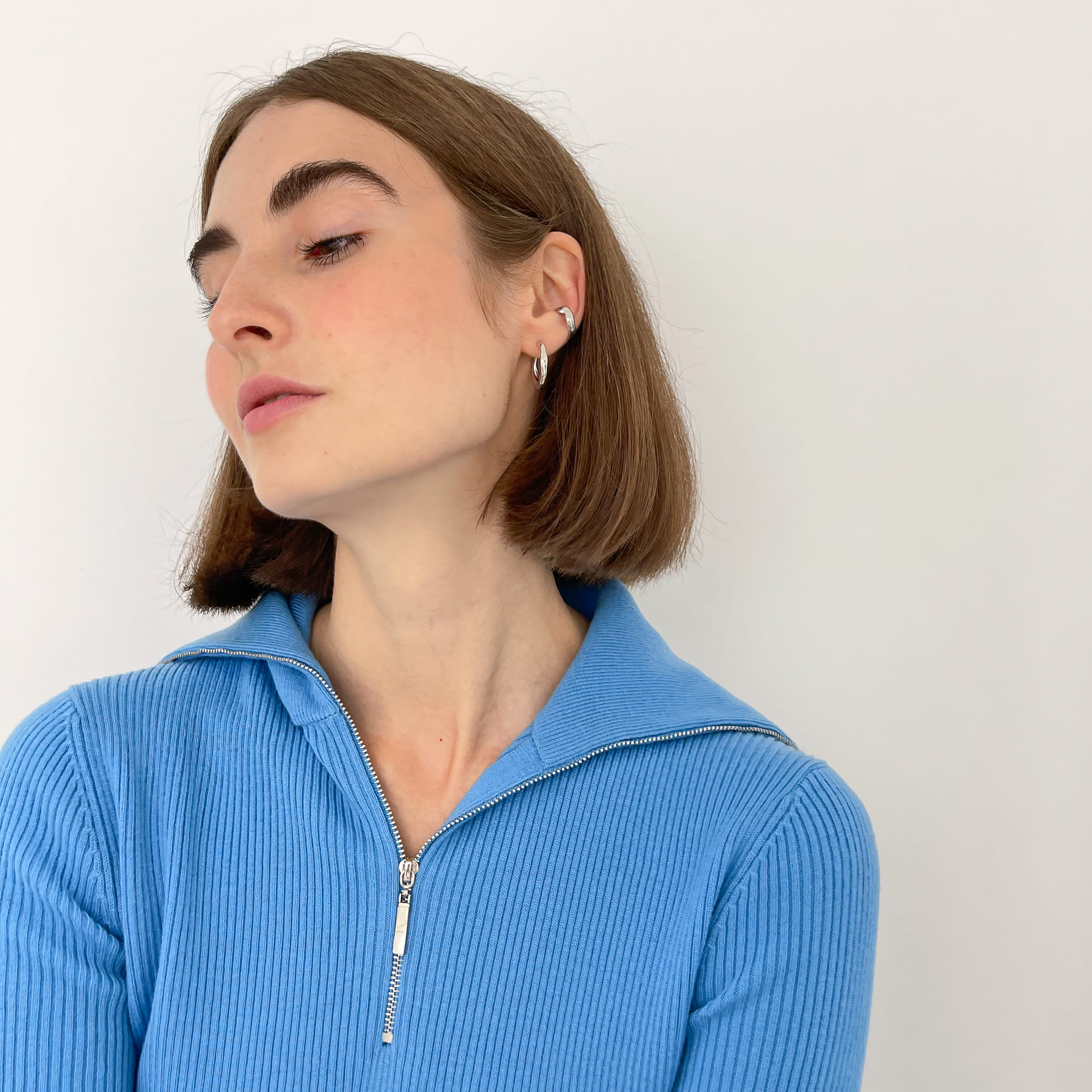 M.O.D Кафф Fluid в серебре