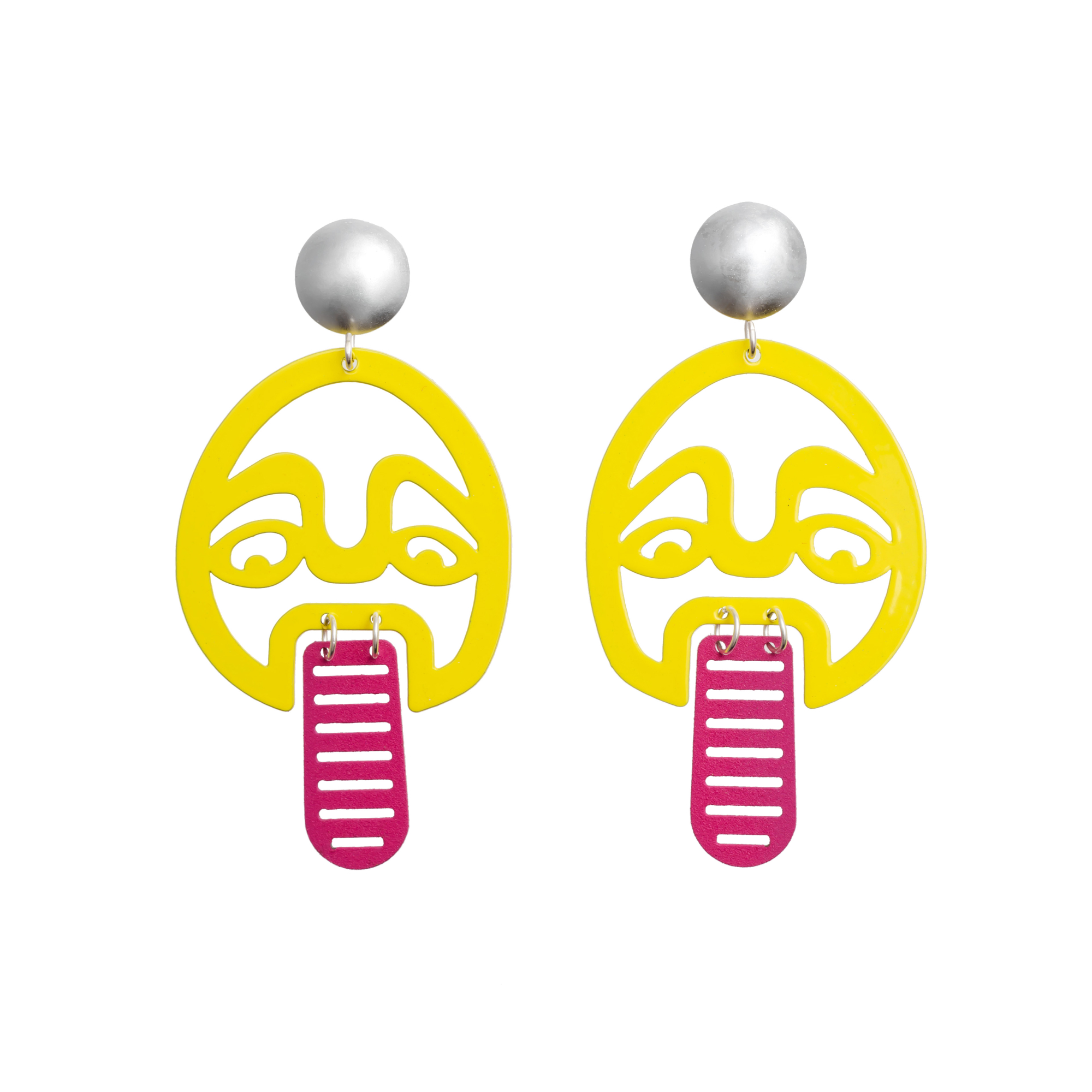 КАТЯ РАБЕЙ Серьги Ton-Tongue Toffee