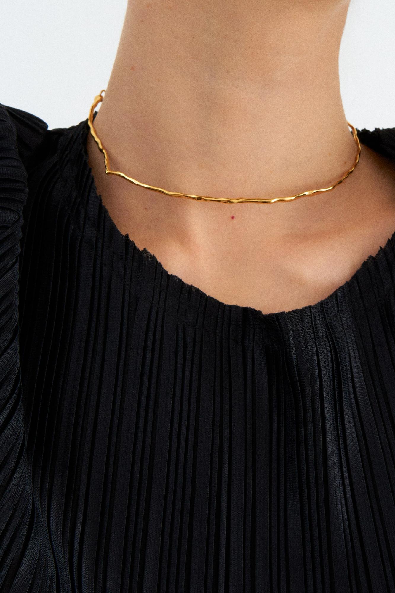 YOSTER Чокер dRaw в позолоте