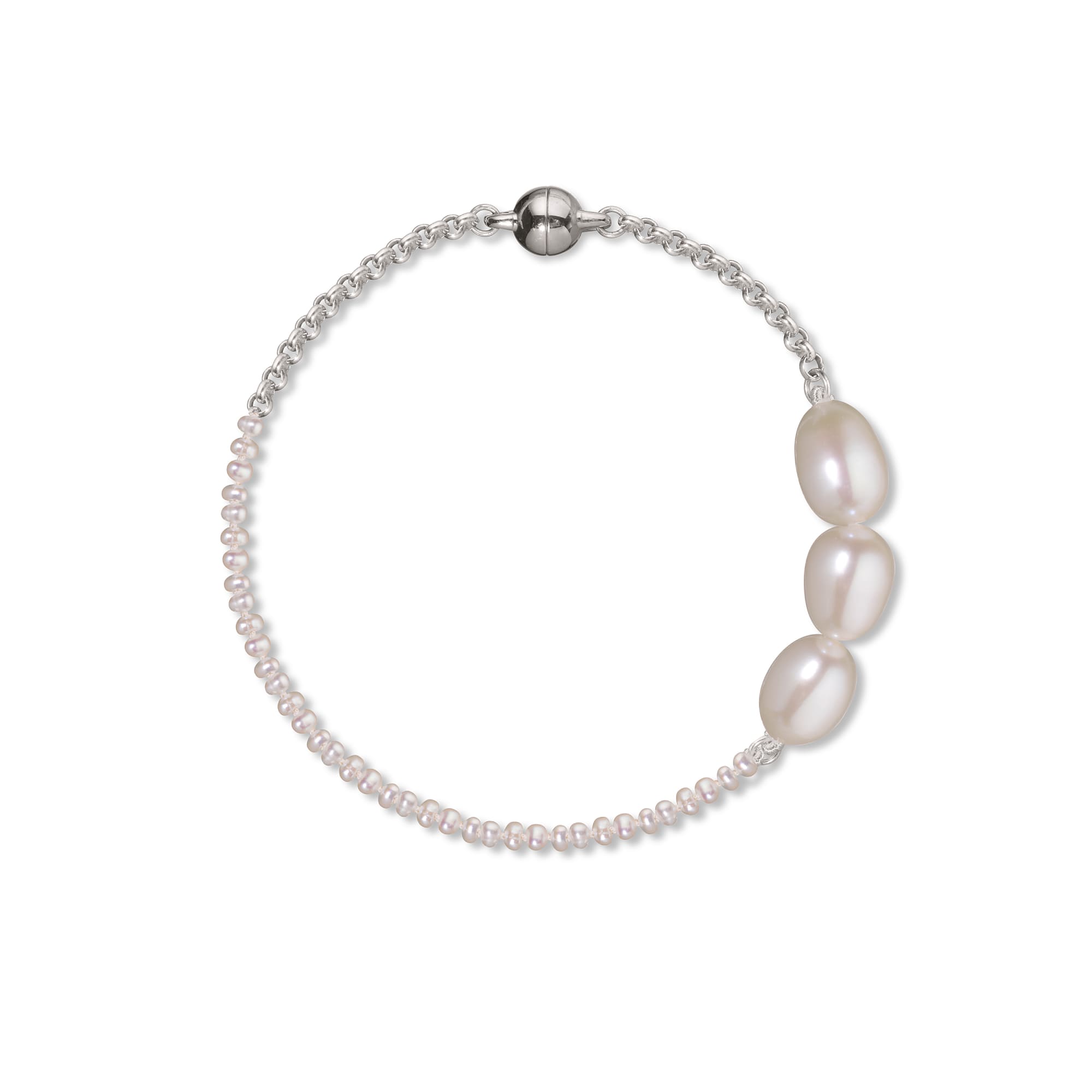 MA Браслет с речным жемчугом