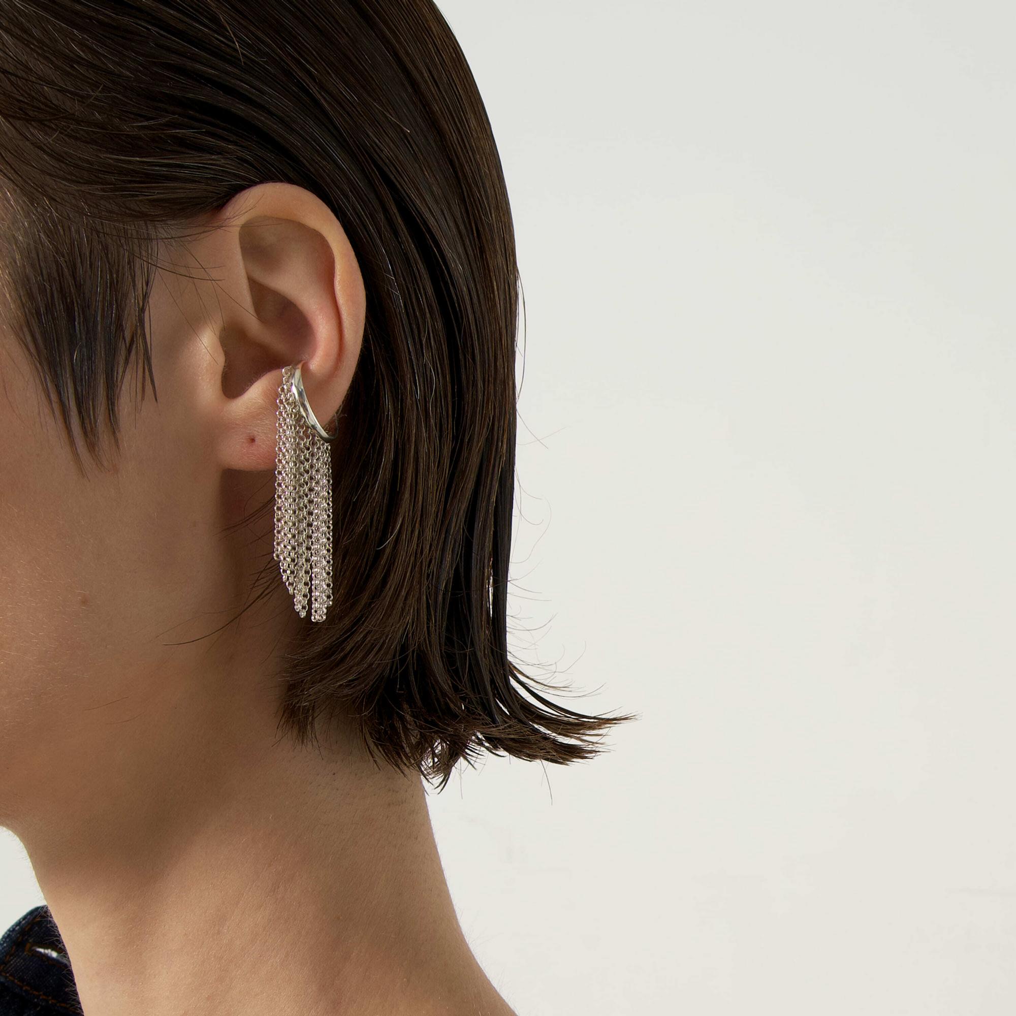 NULLUM Кафф и открытое кольцо на мизинец Бахрома