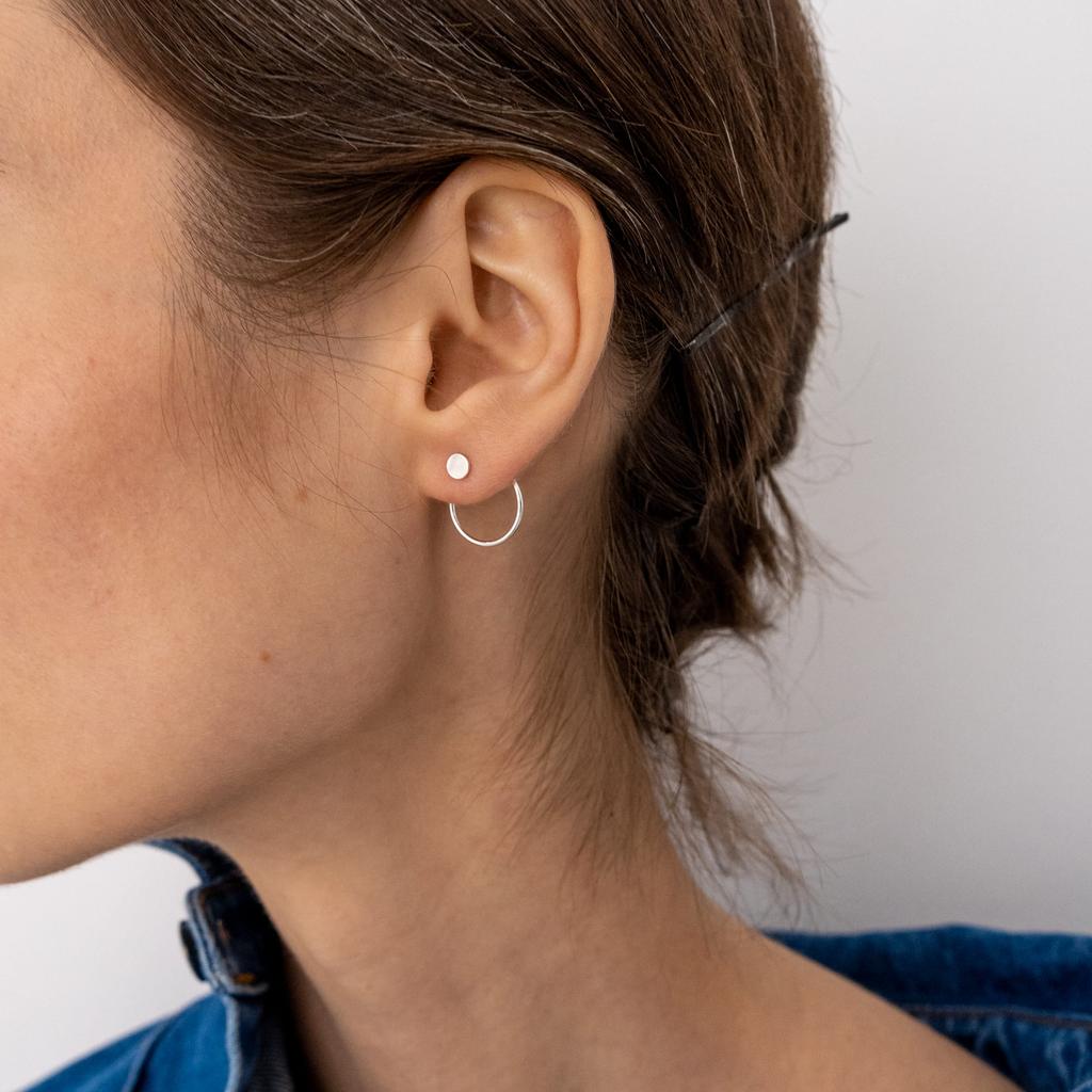 Douglas Craft Серьги Поинт с диском