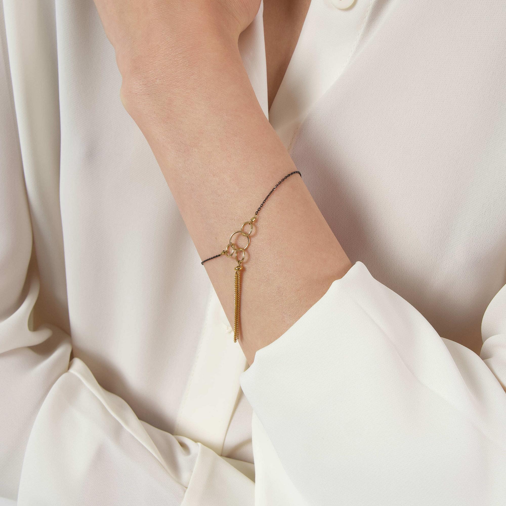 Natasha Gelb Браслет Gold Brush