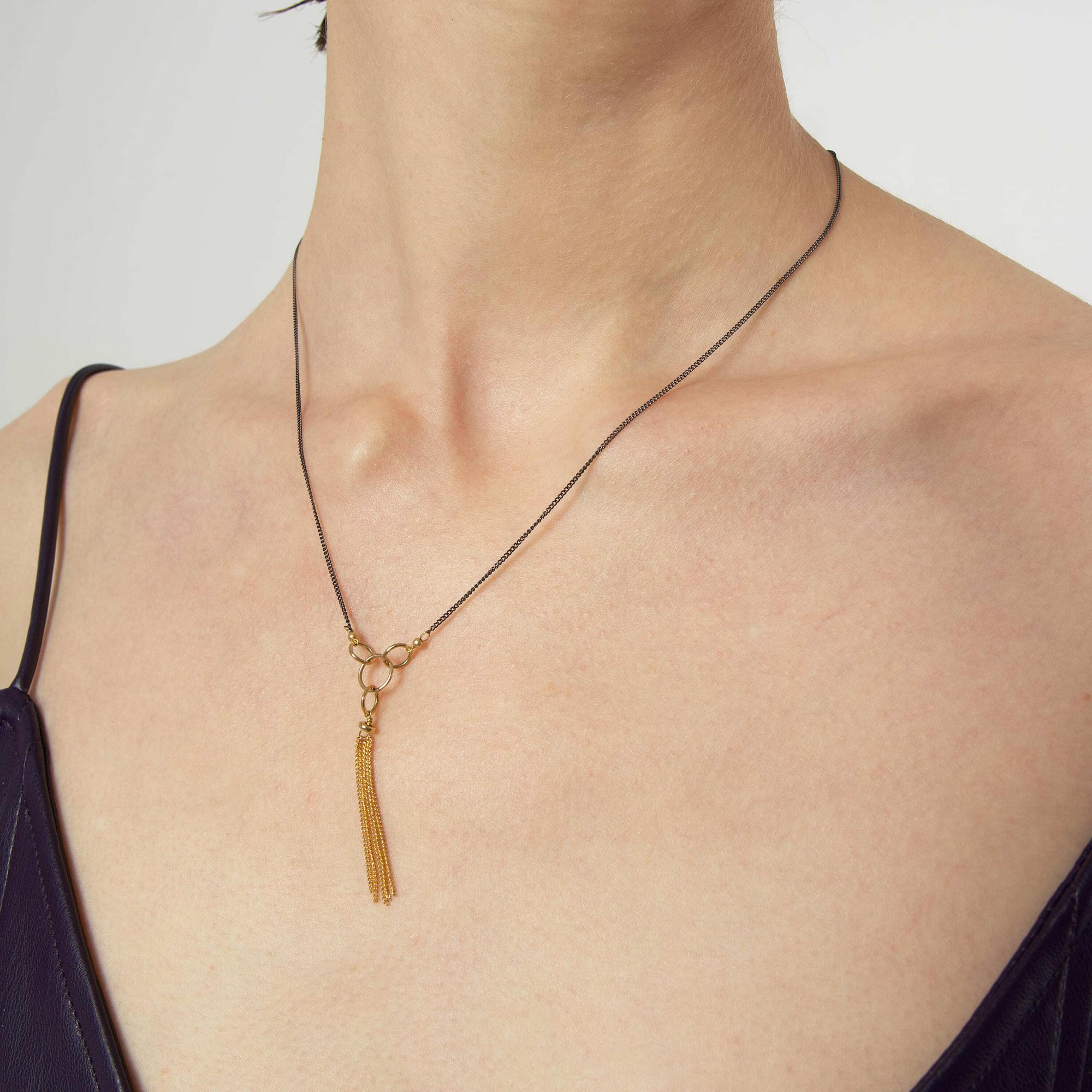 Natasha Gelb Подвеска Gold Brush