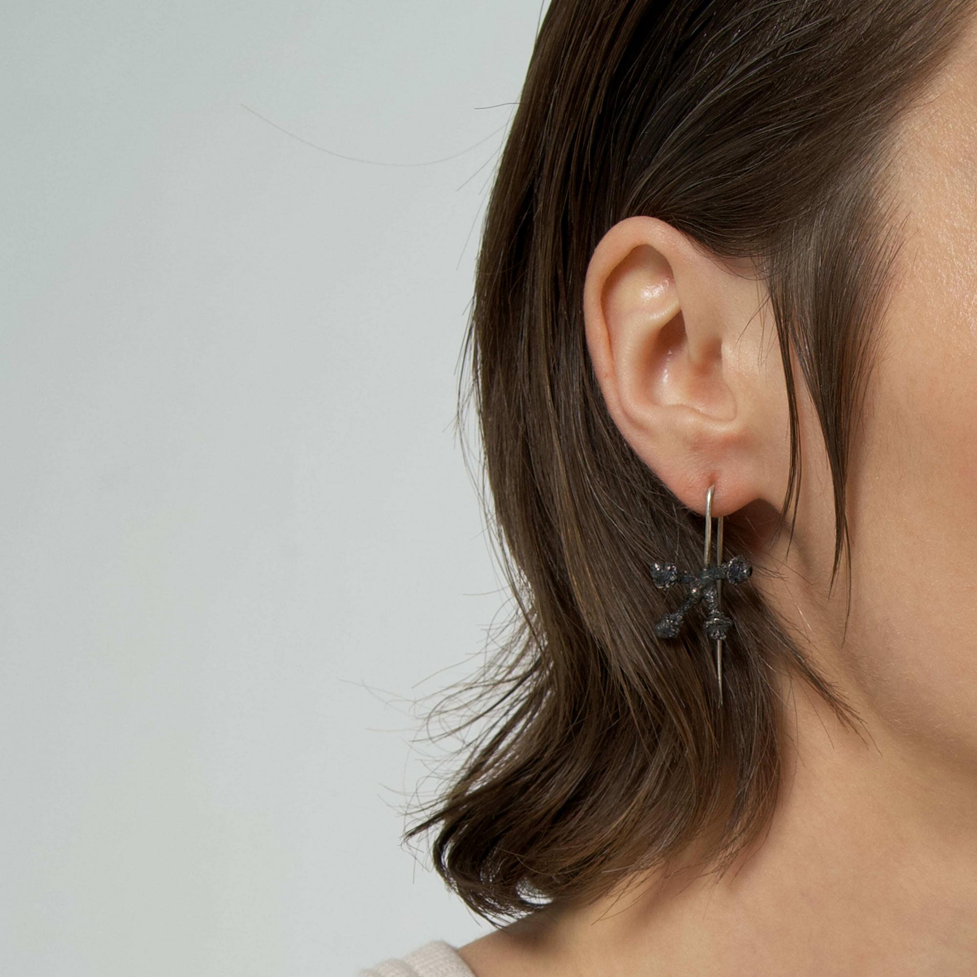 Alisa Letsius Серьги Twigs четыре веточки