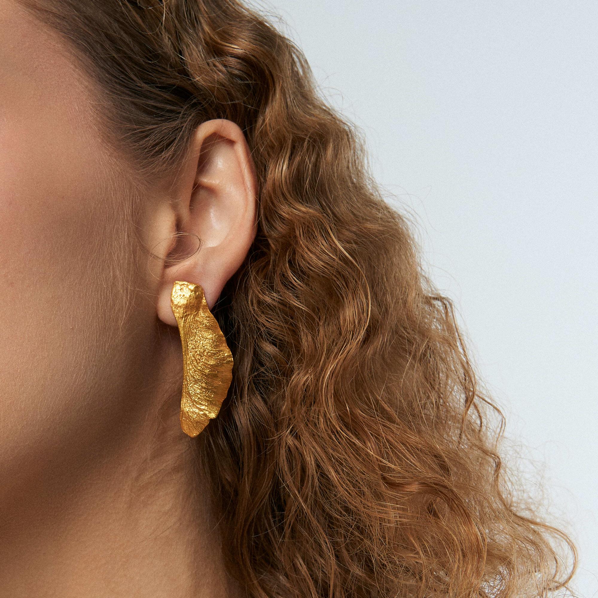 Verėvkina Treasures Серьги Самолетики в позолоте