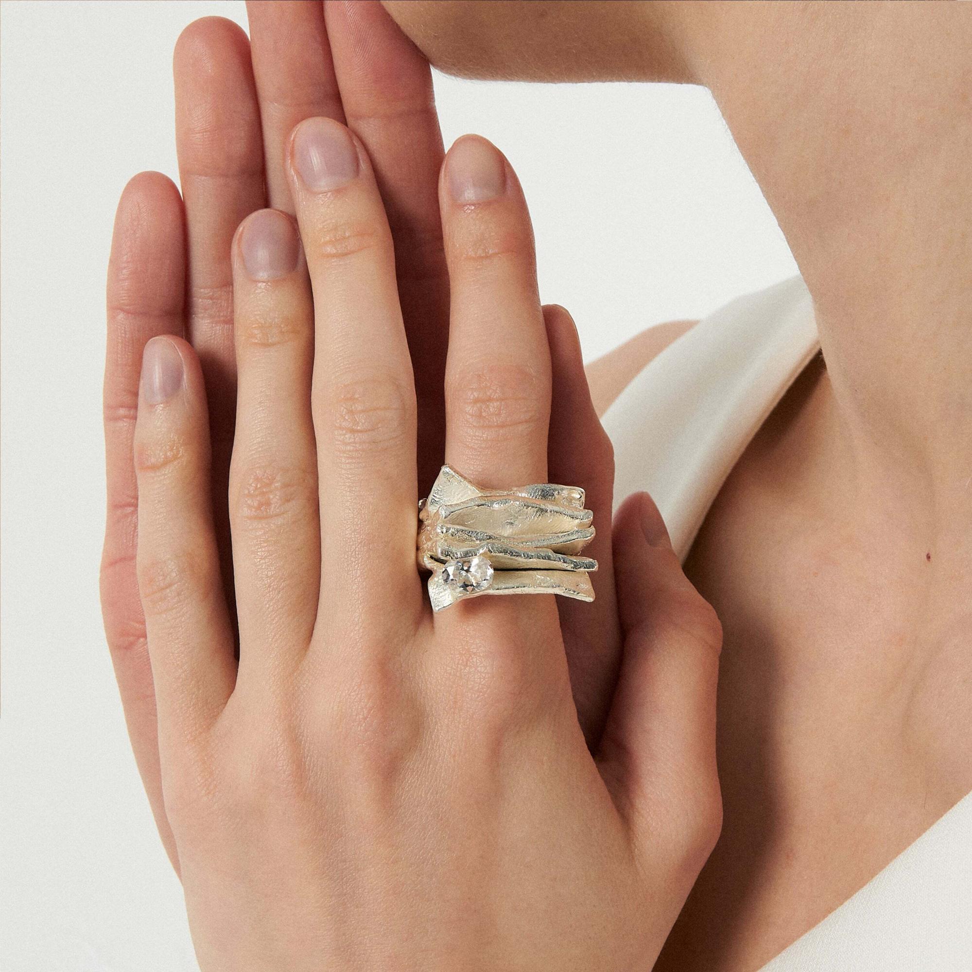 Verėvkina Treasures Большое слоёное кольцо