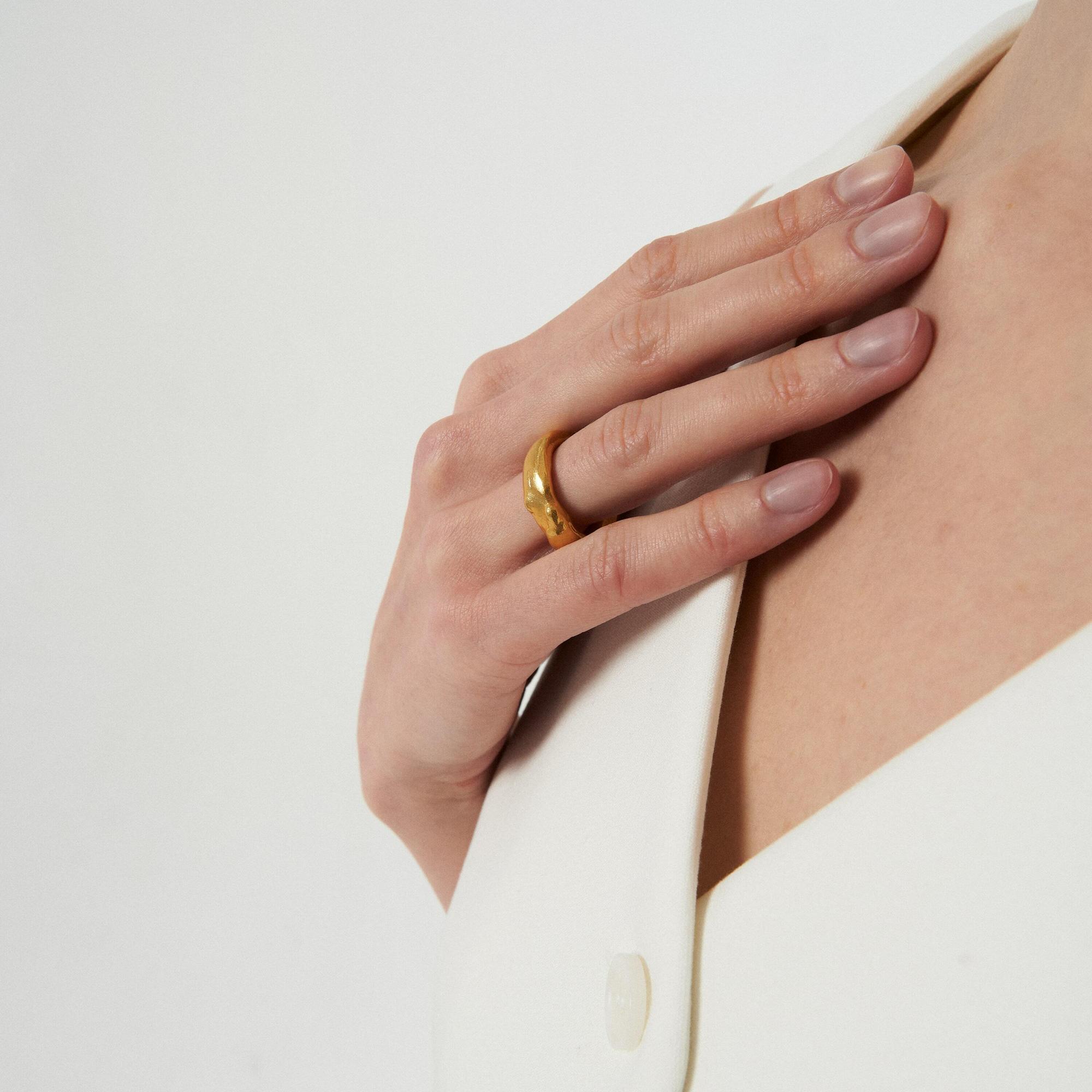 Verėvkina Treasures Одинарное кольцо в позолоте